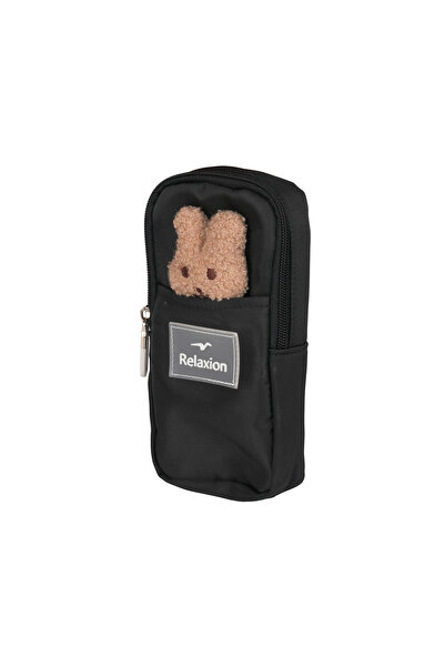 Relaxion Νέα σεζόν, Μαύρο-Γκρι Εισαγόμενο Premium Σχολικό Σακίδιο με θήκη για στυλό (1515)