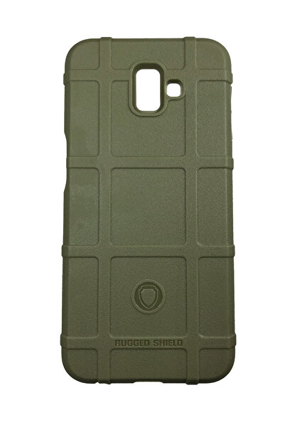 OEM Carcasă compatibilă cu Samsung Galaxy J6 Plus, Rugged Shield, policarbonat, antișoc, verde