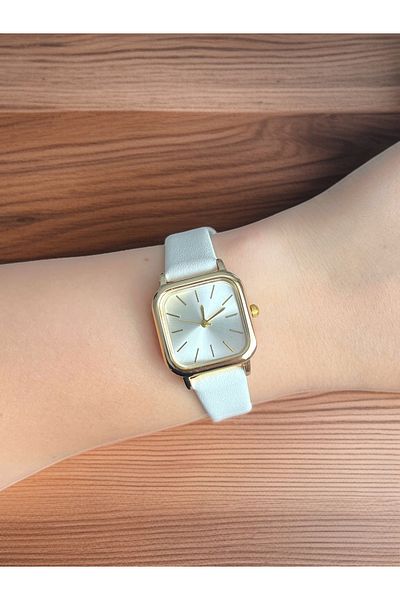 CLUPPOLOON Minimal Retro Leather Strap Summer Women's Wrist Watch