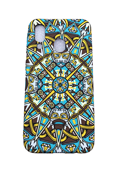 OEM Θήκη συμβατή με Samsung Galaxy A40, Φωσφορίζουσα, Mandala Tiger