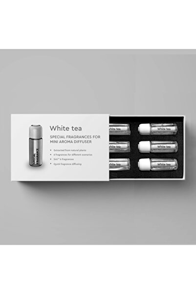 Aldro Aromas عبوة إعادة تعبئة زيت عطري صغير للسيارة برائحة الشاي الأبيض