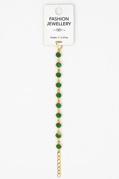 Bittox سوار نسائي أنيق ملون بتفاصيل حجرية بتصميم عتيق - سوار أنيق ورائع