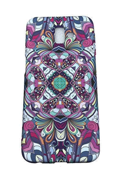 OEM Carcasă compatibilă cu Samsung Galaxy J6 Plus, fosforescentă, roz Mandala...