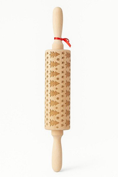 English Home Roche Wooden 1 Piece Roller 35 cm Natural