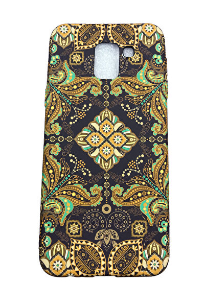 OEM Carcasă compatibilă cu Samsung Galaxy J6 2018, fosforescentă, Mandala Ind...