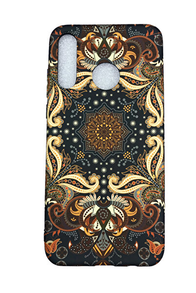 OEM Θήκη συμβατή με Huawei P30 Lite, Φωσφορίζουσα, Μαντάλα Καφέ