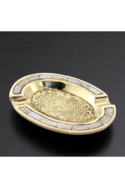 Kuzey Tacı منفضة سجائر من النحاس اللؤلؤي بتصميم الحنين VIP