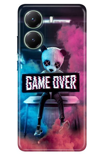 POCO غطاء حافظة هاتف X7 Pro ملون من السيليكون المطبوع من مادة TPU Game Over