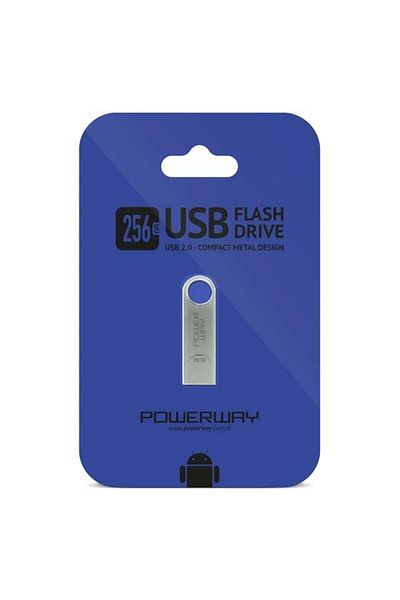 Zibox ذاكرة فلاش معدنية Powerway سعة 256 جيجابايت، ذاكرة USB 2.0
