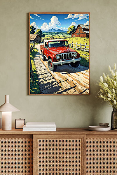 Dekorsiahome Διακοσμητικό Πίνακα Μονοκόμματο Ξύλινο Πλαίσιο TK0795