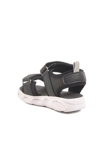 WALKWAY 018127 B Black-Grey Children's Sandals Ba & Ba