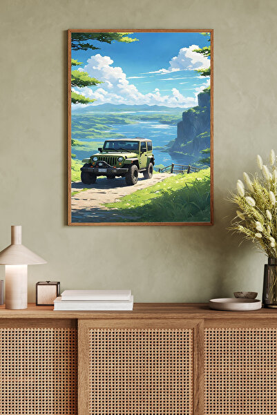 Dekorsiahome Pictură decorativă dintr-o singură bucată cu cadru din lemn TK0801