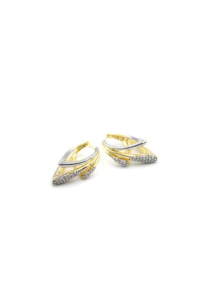SepetBudur Multiple Earrings with Stones - Gold