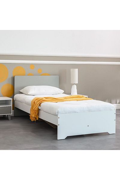 Danube Home Genius 90x200 Kids Bed-White+Grey L205.8xW94.8xH79cm