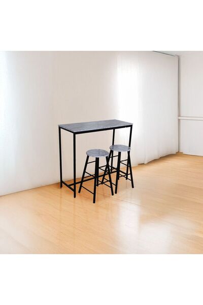Danube Home Ayla 1+2 Seater Bar Set - White