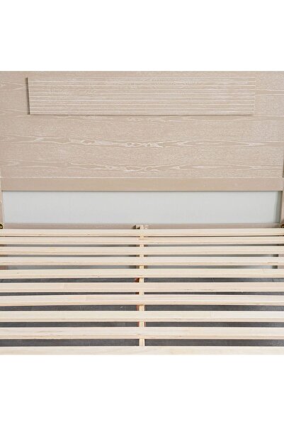 Danube Home Ryan 150x200 Queen Bed - Antique Grey Ash Veneer L157.8xW208xH120cm