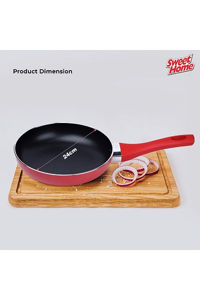 Sweet Home Non Stick Cooking Frying Pan (24 cm) With High-Performance, Ergonomic Frying Pan Nonstick Coating