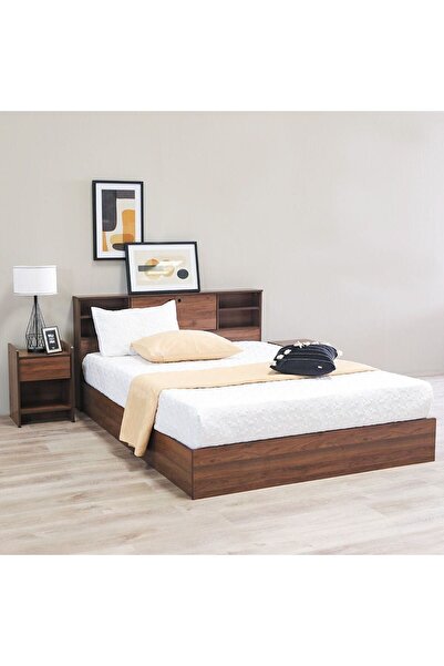 Danube Home Adriana 150x200 Queen Bed Set + Dresser and Stool - Columbia L216.5xW157.3xH87cm