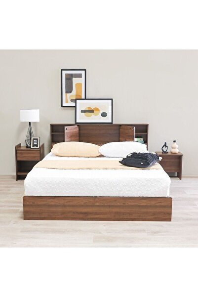Danube Home Adriana 150x200 Queen Bed Set + Dresser and Stool - Columbia L216.5xW157.3xH87cm
