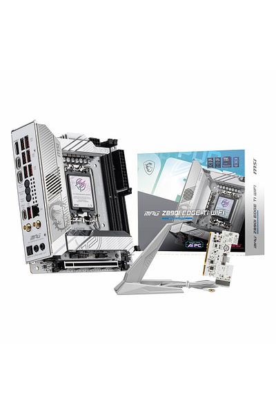 MSI Mpg Z890I Edge Ti Wifi Ddr5 (8600Mhz)Oc M.2 Hdmi/Usb-C Pcie 5.0 1851P Mitx Motherboard