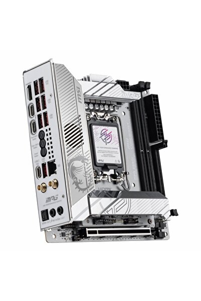 MSI MPG Z890I Edge Ti WiFi DDR5 (8600MHz)OC M.2 HDMI/USB-C PCIe 5.0 1851P mITX Anakart