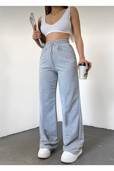 Le Vion Kadın Yüksek Bel Mevsimlik Bol Paça Eşofman Altı