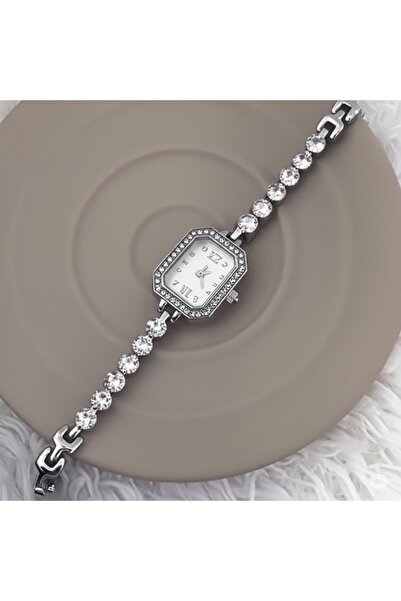 FAMEMUS ACCESSORY Endless Sparkle Crystal Bracelet Wrist Watch