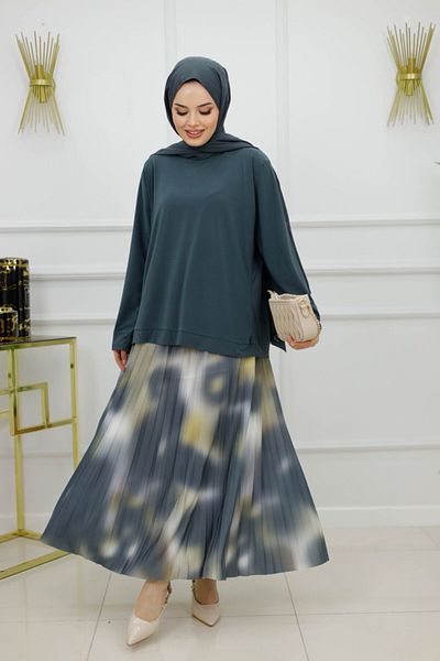 VALENS BOUTİQUE Women's Hijab Skirt Suit