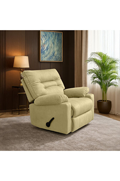 BACK COMFORT كرسي نوفيا | كرسي استرخاء مخملي كلاسيكي