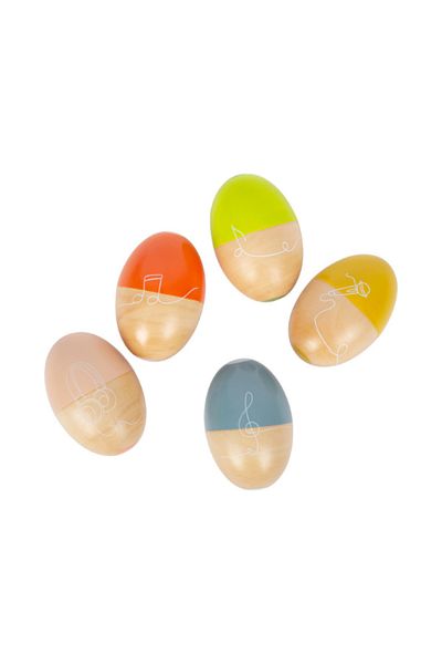 Small Foot Set of 5 musical eggs "Groovy Beats"