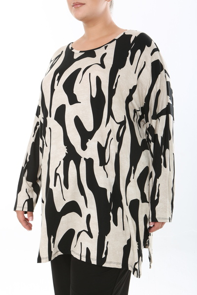 XL Modam Women's Lycra Viscose Plus Size Tunic (Chest Size 150cm)