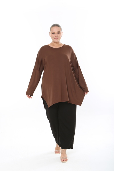 XL Modam Women's Lycra Viscose Plus Size Tunic (Chest Size 150cm)