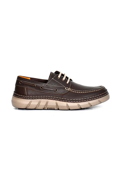 Tuna Genuine Leather Eva Sole Lace-Up Casual Men's Shoes - 251280
