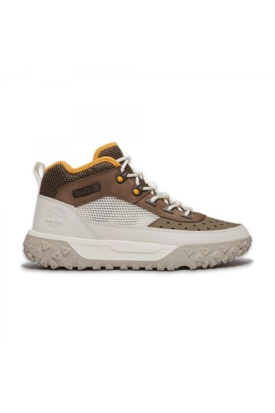 Timberland Tb0A6Cw1 Greenstride Motion 6 Mid Lace up Sneaker Brown-White Men's Shoes