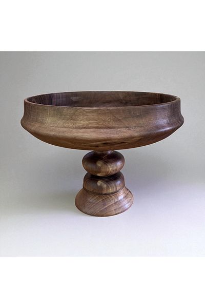 zagorwood Real Walnut Wood Presentation, Natural Wood Bowl Presentation, Presentation Stand