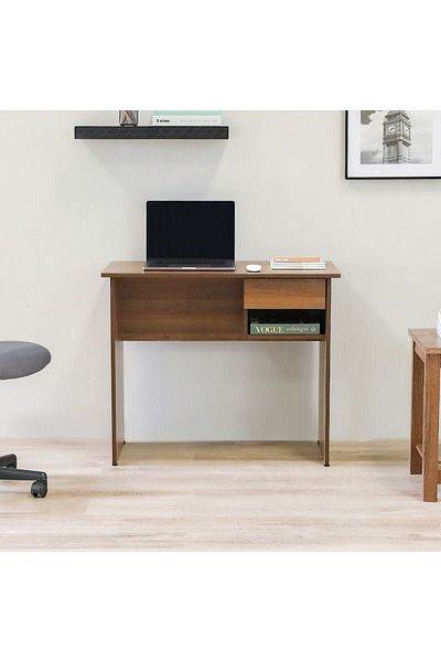 Danube Home Maura Study Desk with 1 Drawer - Columbia L90xW45xH75cm