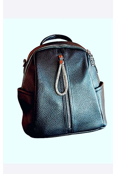OEM Rucsac Dama Elegant, Din Piele Ecologica, Bretea Reglabila, 6 Compartimente Spatioase