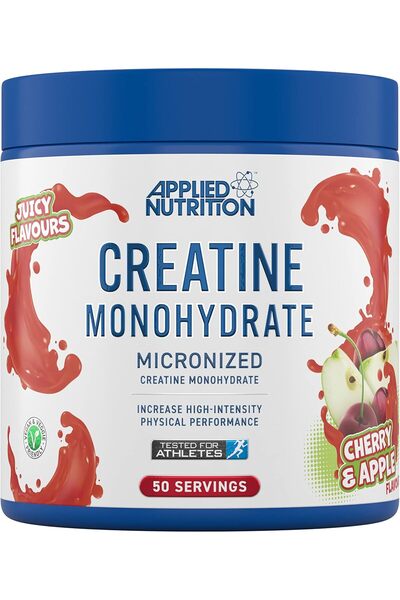 applied nutrition Creatine Monohydrate Powder 250g – 100% Micronized Creatine 50 Servings