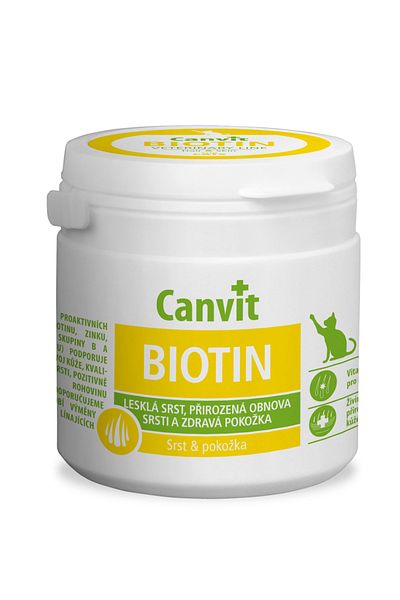 Canvit Biotin for cats Natural coat regeneration and healthy skin