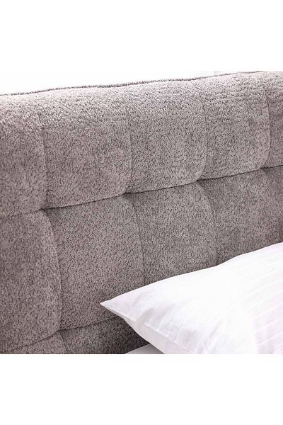 Danube Home Aragon 180x200 Platform King Bed - Dark Grey L246xW215xH112cm
