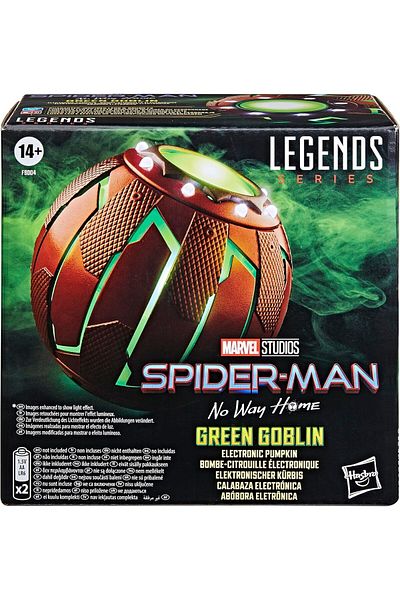 Hasbro Marvel Spider-Man No Way Home Green Goblin Electronic Pumpkin F9004