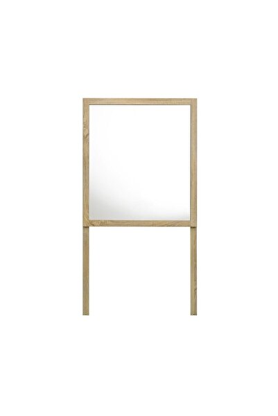 Danube Home Kelly Mirror for Dressers - White Ash & Sonoma Oak, 93x3.3x155cm, Stylish Glass Design, Malaysia