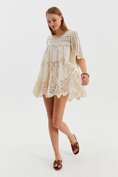 Nish&Chic Laced Mini Dress