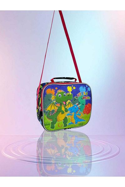 Relaxion Glitter Dinosaur Patterned Thermal Lunch Box 3323-5