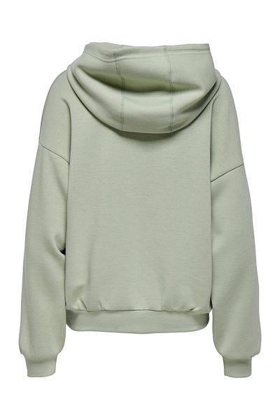 ONLY Γυναικείο Basic Πράσινο Φούτερ με κουκούλα - 15355809