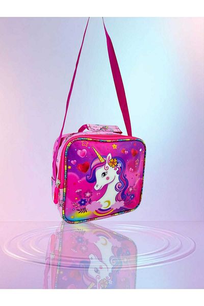 Relaxion Glitter Unicorn Patterned Thermal Lunch Box 3323-9