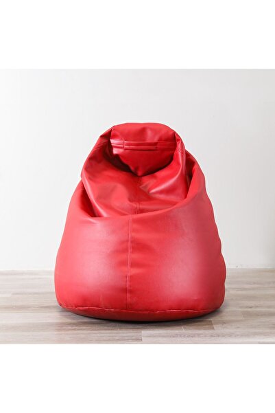 Danube Home Oxford Bean Bag - Red - 80x110 cm - Comfortable PVC Fabric & Foam Seating - 1 Year Warranty