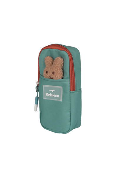 Relaxion New Season Green-Orange Premium School Backpack with Pen Holder 1512