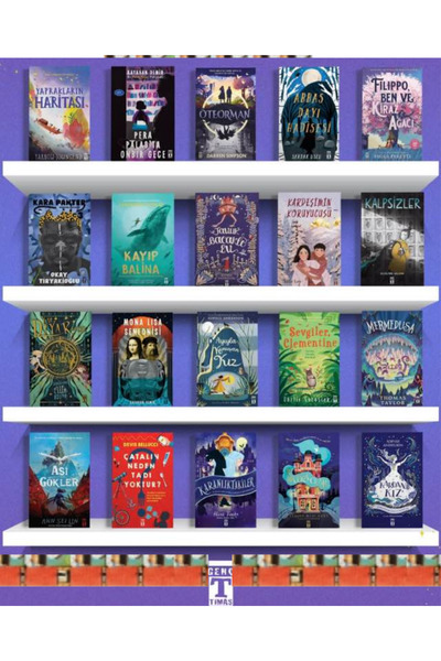 Genç Timaş 6.7.8. SINIFLAR İÇİN 20 ADET NİTELİKLİ KİTAP-Kayıp Balina, Kalpsiz...