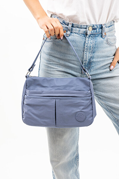 Sanmorris 4009 Kadın Suya Dayanıklı Paraşüt Kumaş El Omuz Çantası Kol Çantası...